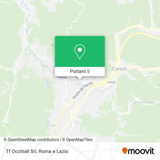 Mappa Tf Occhiali Srl