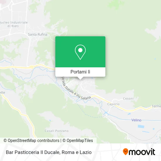 Mappa Bar Pasticceria Il Ducale