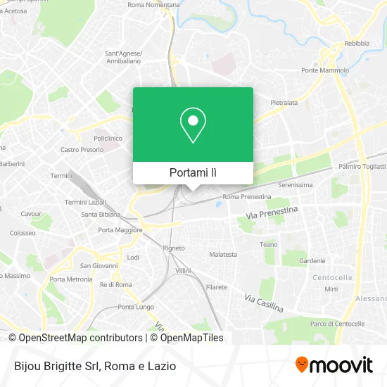Mappa Bijou Brigitte Srl