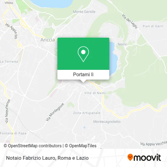 Mappa Notaio Fabrizio Lauro