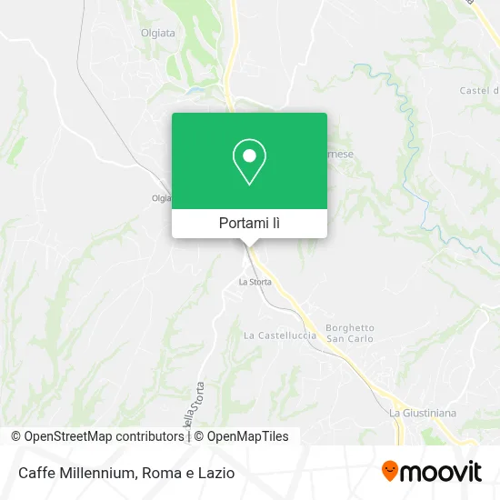 Mappa Caffe Millennium