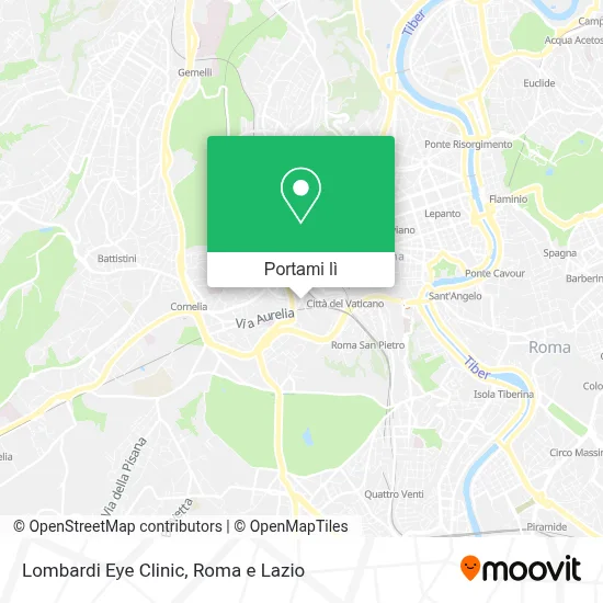 Mappa Lombardi Eye Clinic