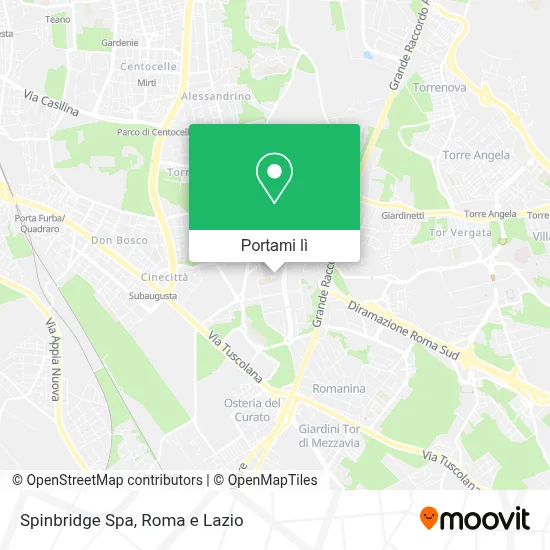 Mappa Spinbridge Spa