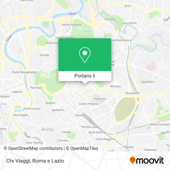 Mappa Cts Viaggi