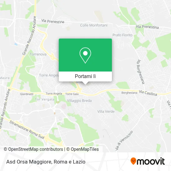 Mappa Asd Orsa Maggiore