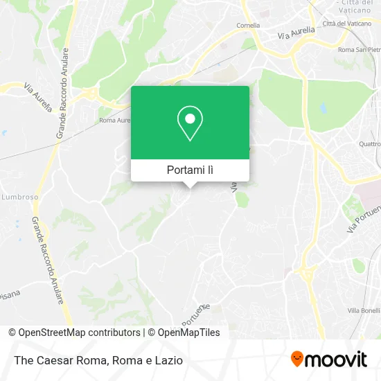 Mappa The Caesar Roma