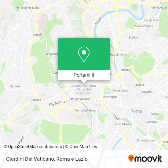 Mappa Giardini Dei Vaticano