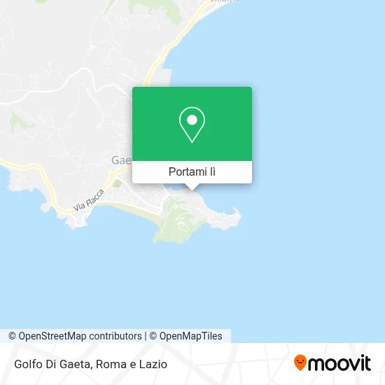 Mappa Golfo Di Gaeta