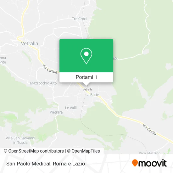 Mappa San Paolo Medical