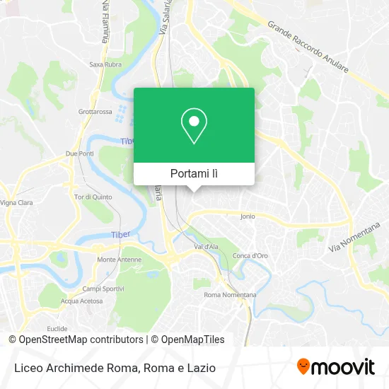 Mappa Liceo Archimede Roma
