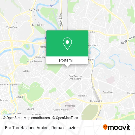Mappa Bar Torrefazione Arcioni