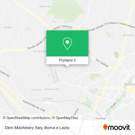 Mappa Dkm Machinery Italy