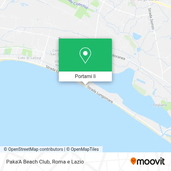 Mappa Paka'A Beach Club