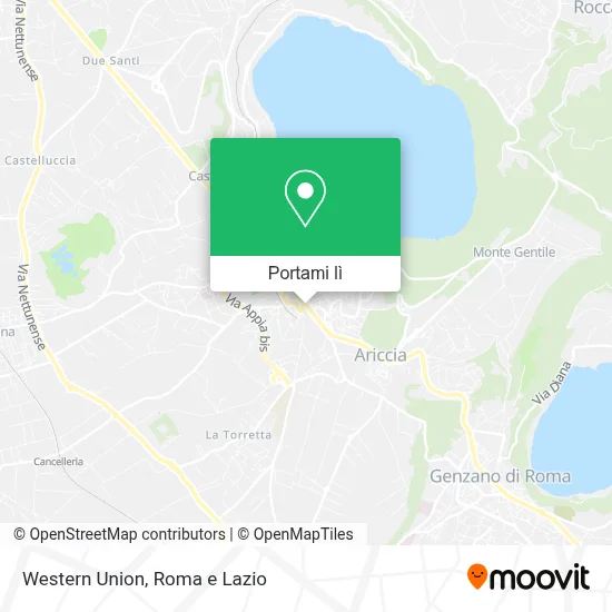 Mappa Western Union