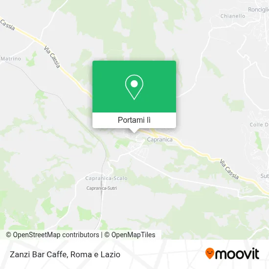 Mappa Zanzi Bar Caffe