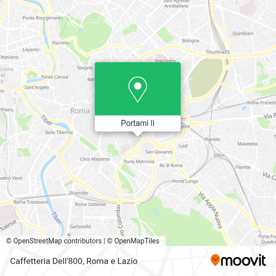 Mappa Caffetteria Dell'800
