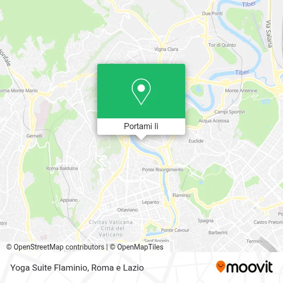 Mappa Yoga Suite Flaminio