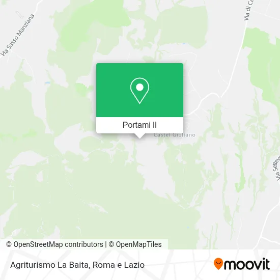 Mappa Agriturismo La Baita