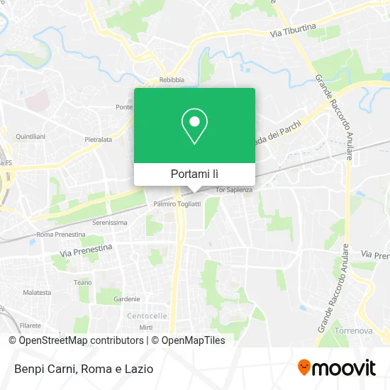 Mappa Benpi Carni