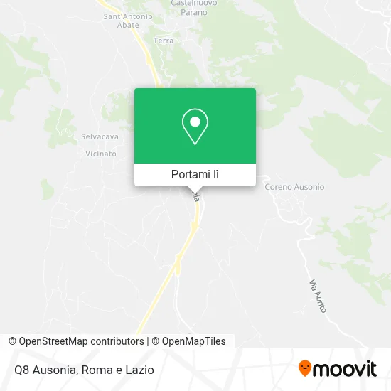 Mappa Q8 Ausonia