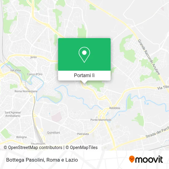 Mappa Bottega Pasolini