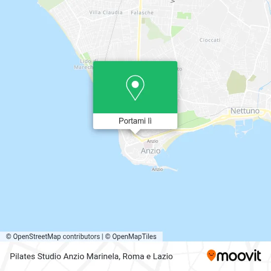 Mappa Pilates Studio Anzio Marinela