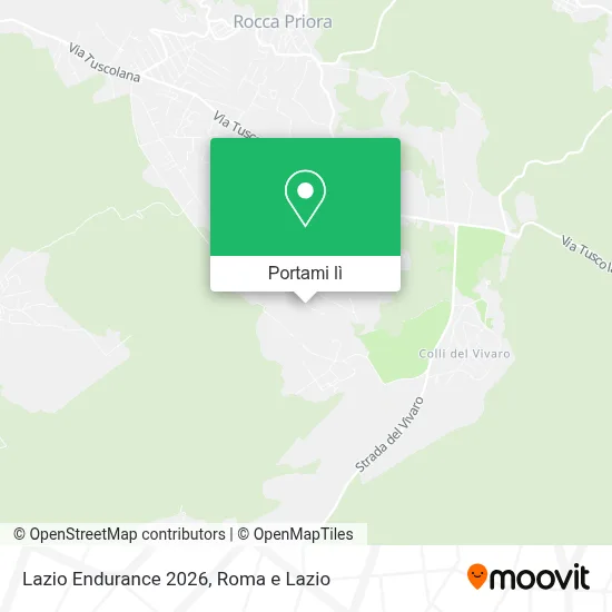 Mappa Lazio Endurance 2026