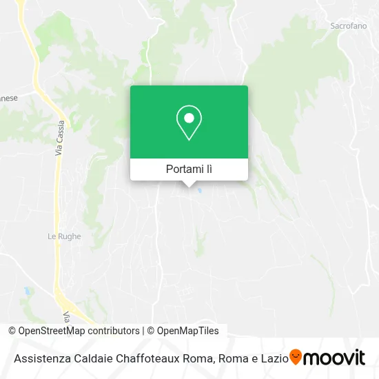 Mappa Assistenza Caldaie Chaffoteaux Roma