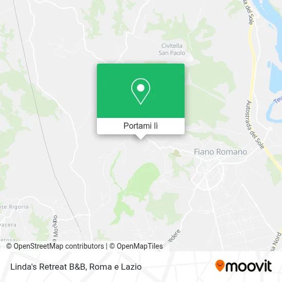 Mappa Linda's Retreat B&B