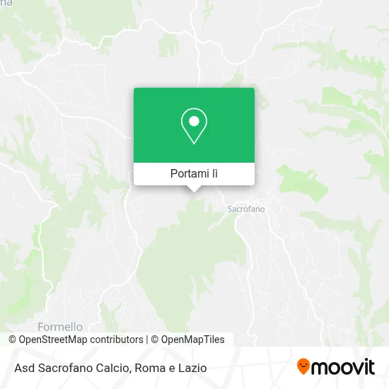 Mappa Asd Sacrofano Calcio