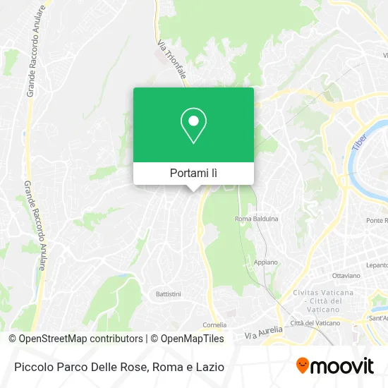Mappa Piccolo Parco Delle Rose