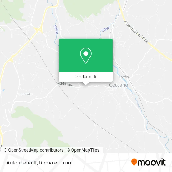 Mappa Autotiberia.It