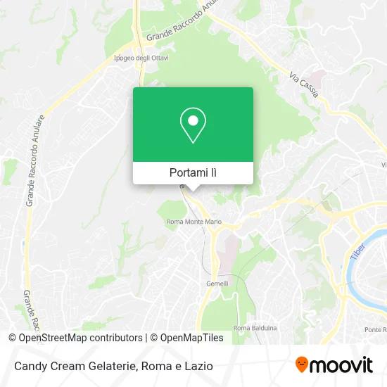 Mappa Candy Cream Gelaterie