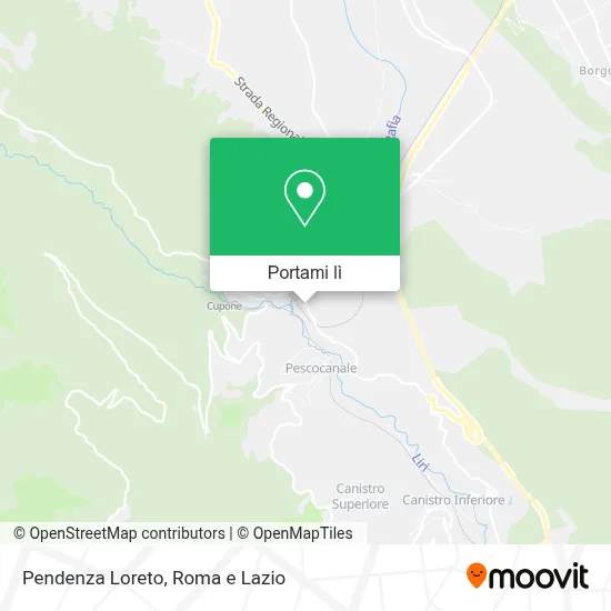 Mappa Pendenza Loreto