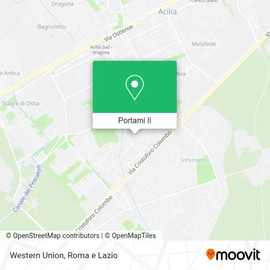 Mappa Western Union