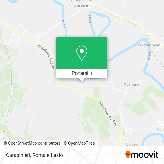 Mappa Carabinieri