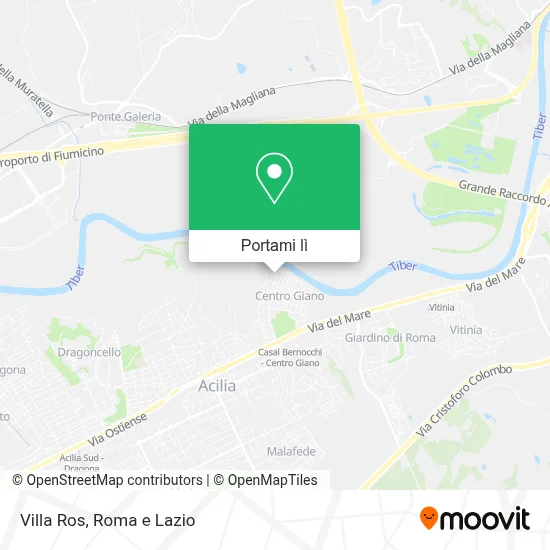 Mappa Villa Ros