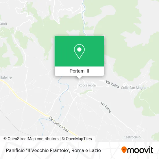 Mappa Panificio "Il Vecchio Frantoio"