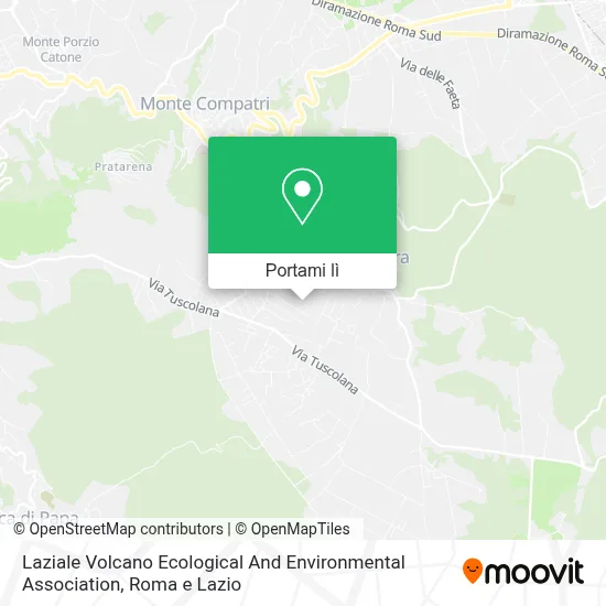 Mappa Laziale Volcano Ecological And Environmental Association