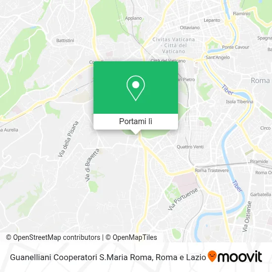 Mappa Guanelliani Cooperatori S.Maria Roma