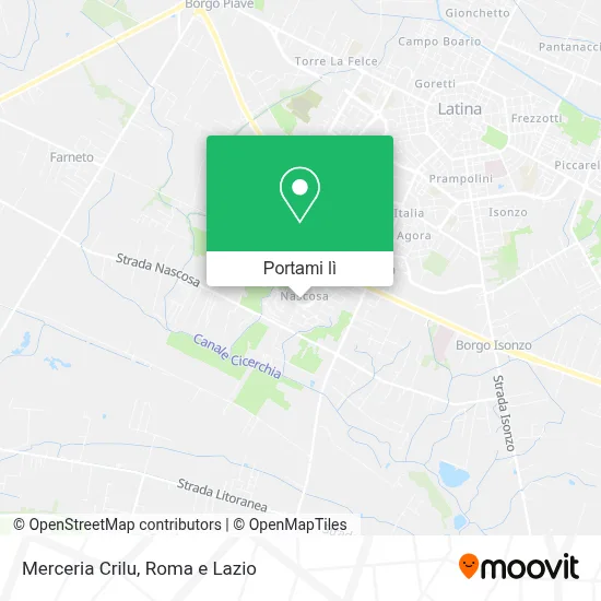 Mappa Merceria Crilu