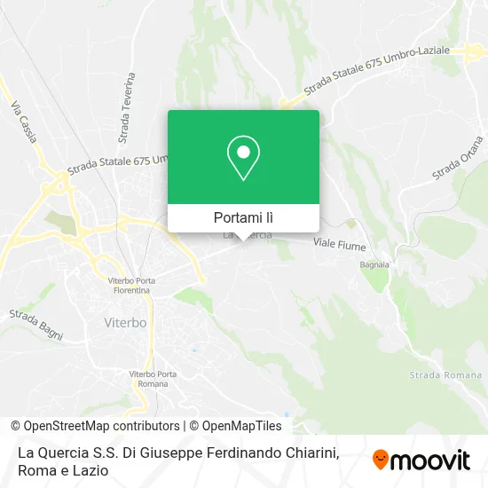 Mappa La Quercia S.S. Di Giuseppe Ferdinando Chiarini