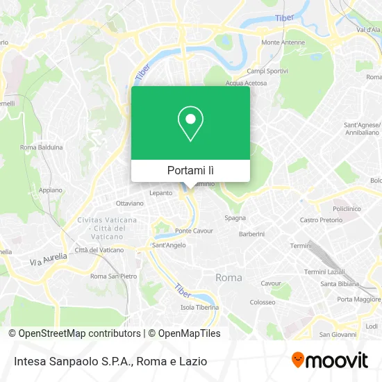 Mappa Intesa Sanpaolo S.P.A.