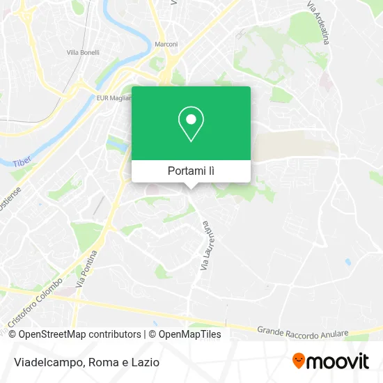 Mappa Viadelcampo