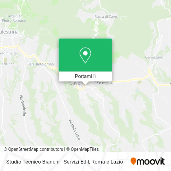 Mappa Studio Tecnico Bianchi - Servizi Edil