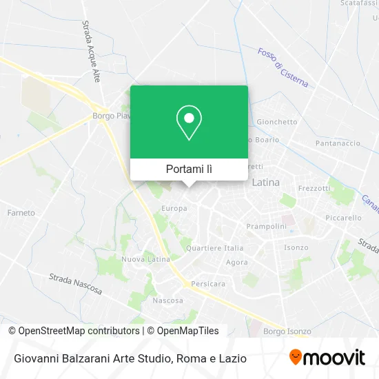Mappa Giovanni Balzarani Arte Studio