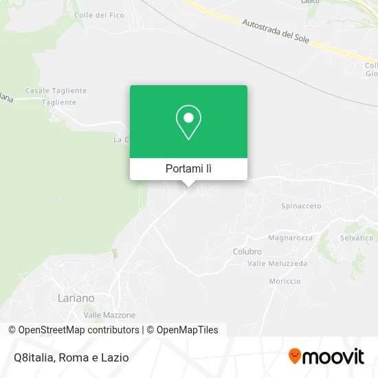 Mappa Q8italia