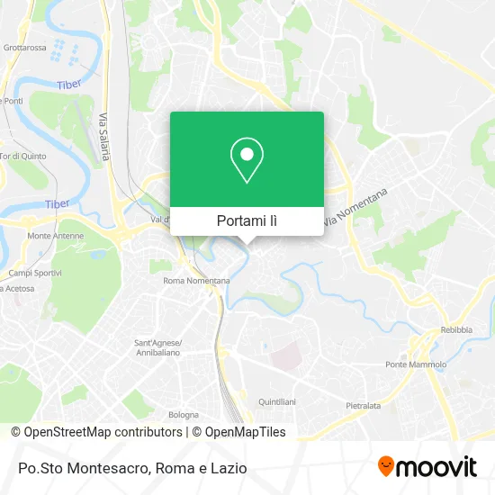 Mappa Po.Sto Montesacro