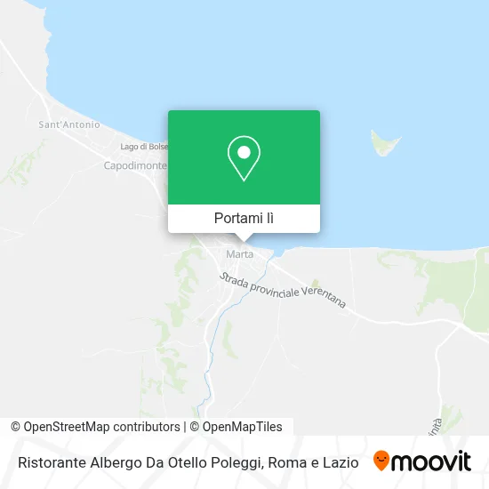 Mappa Ristorante Albergo Da Otello Poleggi