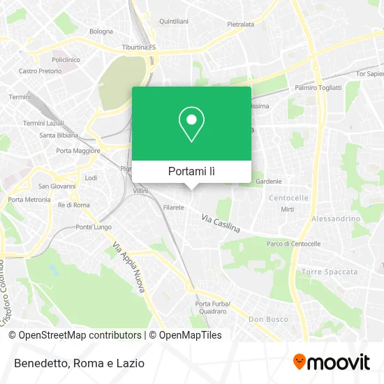 Mappa Benedetto
